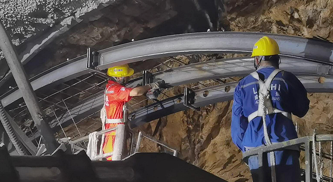 施工3合1！藍海智裝助力數字隧道智能建造示范基地
